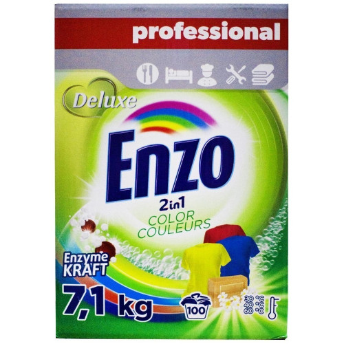 Пральний порошок для кольорових тканин Deluxe Enzo 7,1кг
