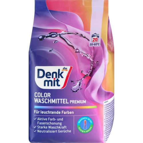 Пральний порошок для кольорових тканин Denkmit 1,35кг