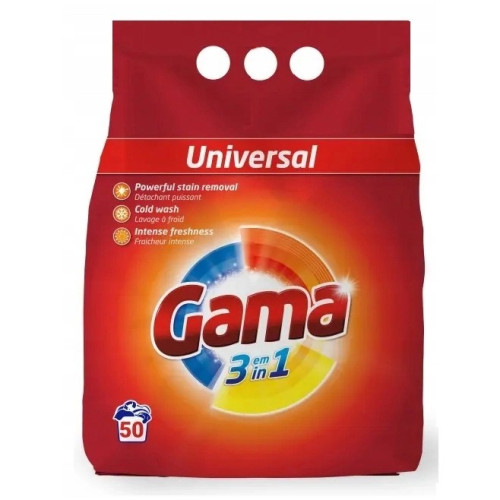 Пральний порошок універсальний Gama 3кг