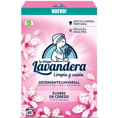 Пральний порошок універсальний Lavandera Flores de Cerezo з ароматом квітучої вишні 4,675кг