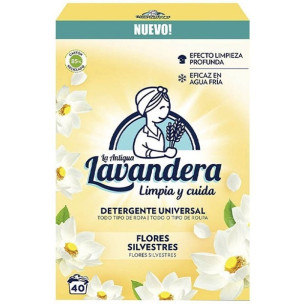 Пральний порошок універсальний Lavandera Flores Silvestres з ароматом польових квітів 2,2кг