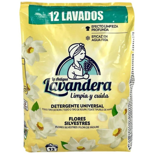 Пральний порошок універсальний Lavandera Flores Silvestres з ароматом польових квітів 660г