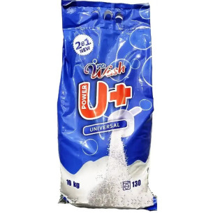 Пральний порошок з ополіскувачем універсальний Ira Wash U+ 10кг