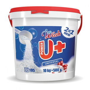 Пральний порошок з ополіскувачем універсальний Ira Wash U+ 10кг у відрі