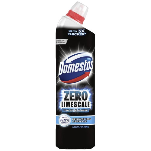 Гель для чищення унітазу від іржі та нальоту Domestos Zero Aquamarine 750мл