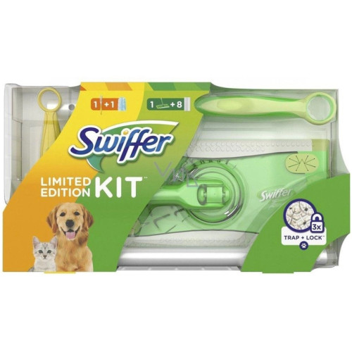 Набір Swiffer 2 in 1 (швабра+ 8 сухих серветок і 1 щітка-магніт) Набір Swiffer 2 in 1 (швабра+ 8 сухих серветок і 1 щітка-магніт)