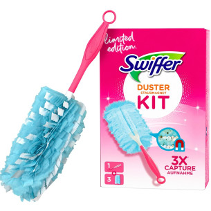 Щітка-магніт для пилу Swiffer Duster Kit з 3 змінними насадками Щітка-магніт для пилу Swiffer Duster Kit з 3 змінними насадками