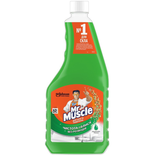 Засіб для миття скла та дзеркал Mr Muscle 500мл запаска